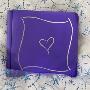 Creative Memories Scrapbook Photo Album Purple Heart Family Love 7x7 Triumph